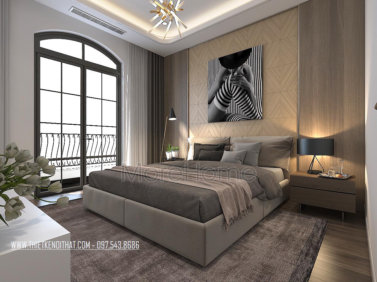 Thiết kế căn hộ chung cư đẹp 100m2 3 phòng ngủ