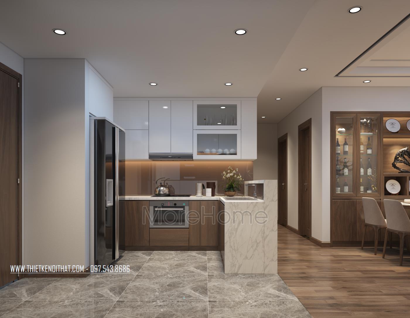 Tư vấn thiết kế tủ bếp phù hợp với từng không gian