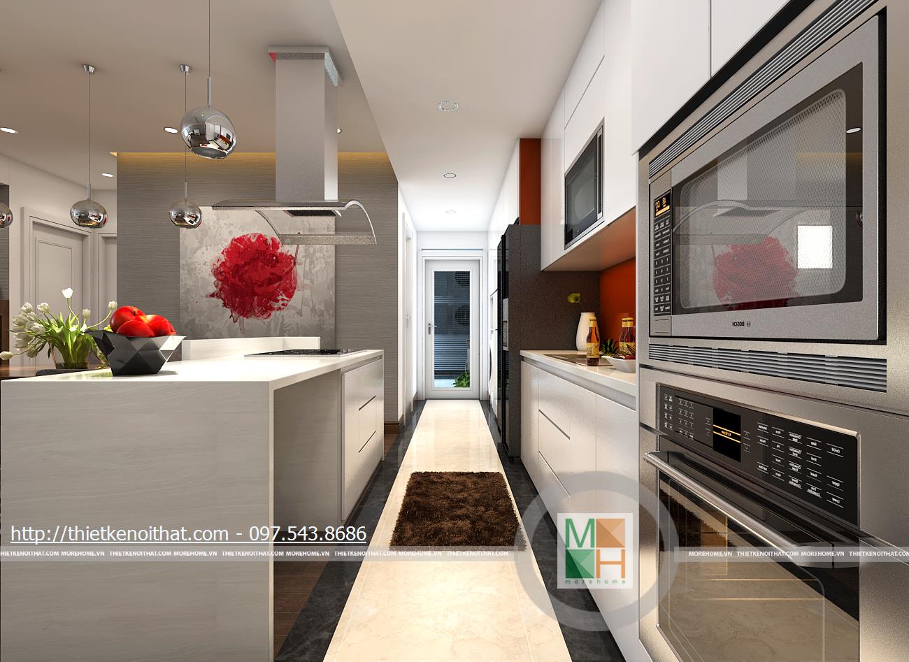 Tư vấn thiết kế tủ bếp phù hợp với từng không gian