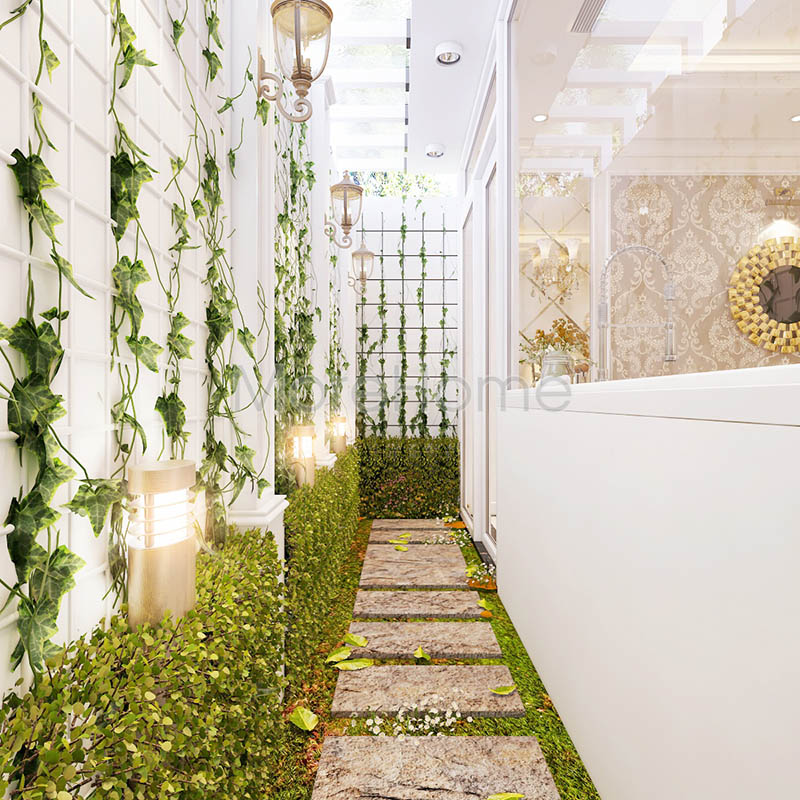 Ấn tượng với phòng khách thiết kế tân cổ điển