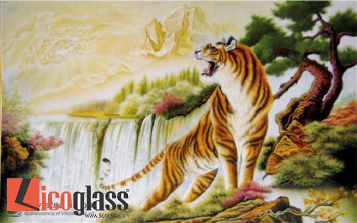 Tranh kính nghệ thuật “ đẹp không tưởng” tô điểm cho không gian nhà bạn