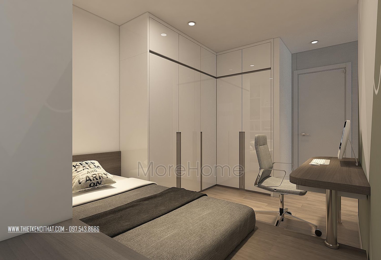 Biến hóa không gian với thiết kế nội thất chung cư 70m2 đa phong cách