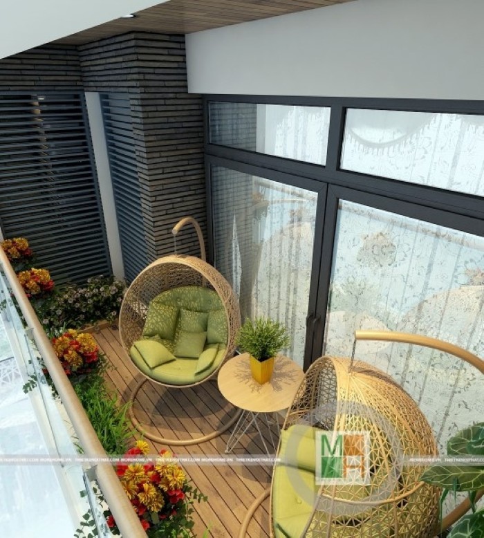 Thiết kế không gian xanh lí tưởng cho nhà phố