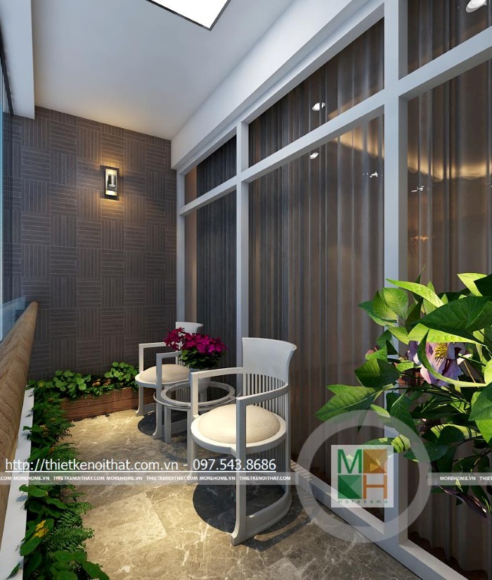 Thiết kế không gian xanh lí tưởng cho nhà phố