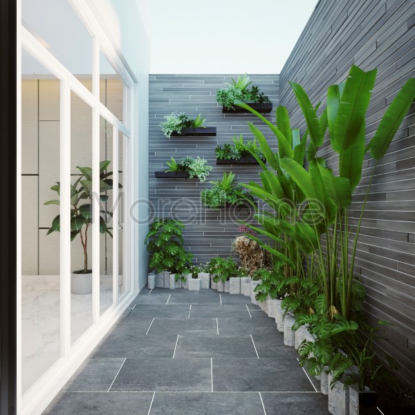 Thiết kế không gian xanh lí tưởng cho nhà phố