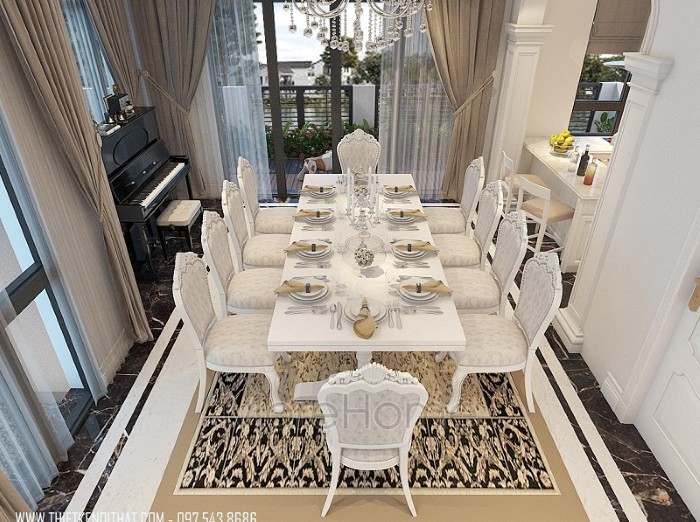 mẫu bàn ăn gỗ thích hợp cho mọi không gian bếp 