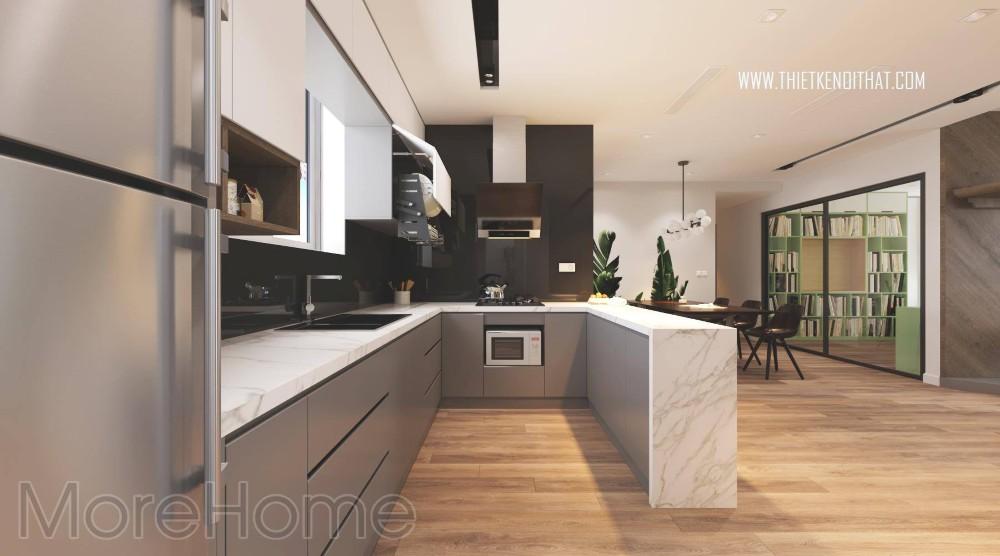 20 Mẫu thiết kế nội thất bếp – phòng ăn đẹp sang trọng