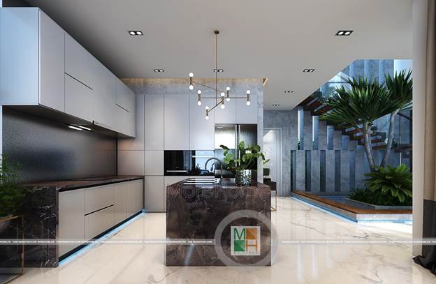 20 Mẫu thiết kế nội thất bếp – phòng ăn đẹp sang trọng