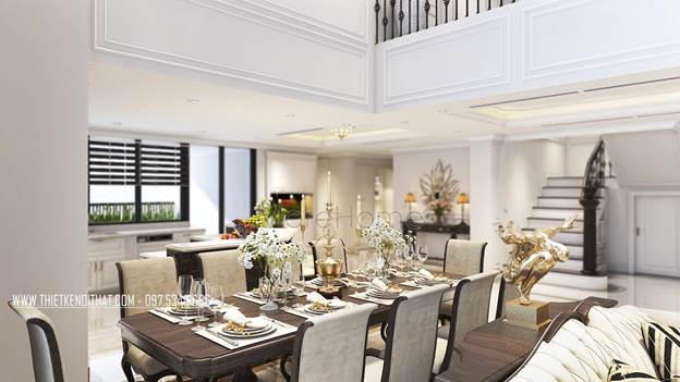 20 Mẫu thiết kế nội thất bếp – phòng ăn đẹp sang trọng