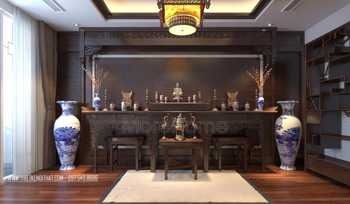 Thước lỗ ban chuẩn cho bàn thờ