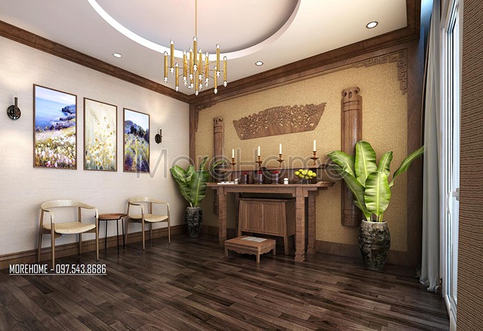 Thước lỗ ban chuẩn cho bàn thờ