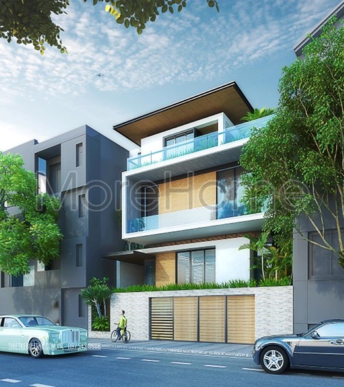 mẫu nhà phố 4 tầng đẹp nhất 2019