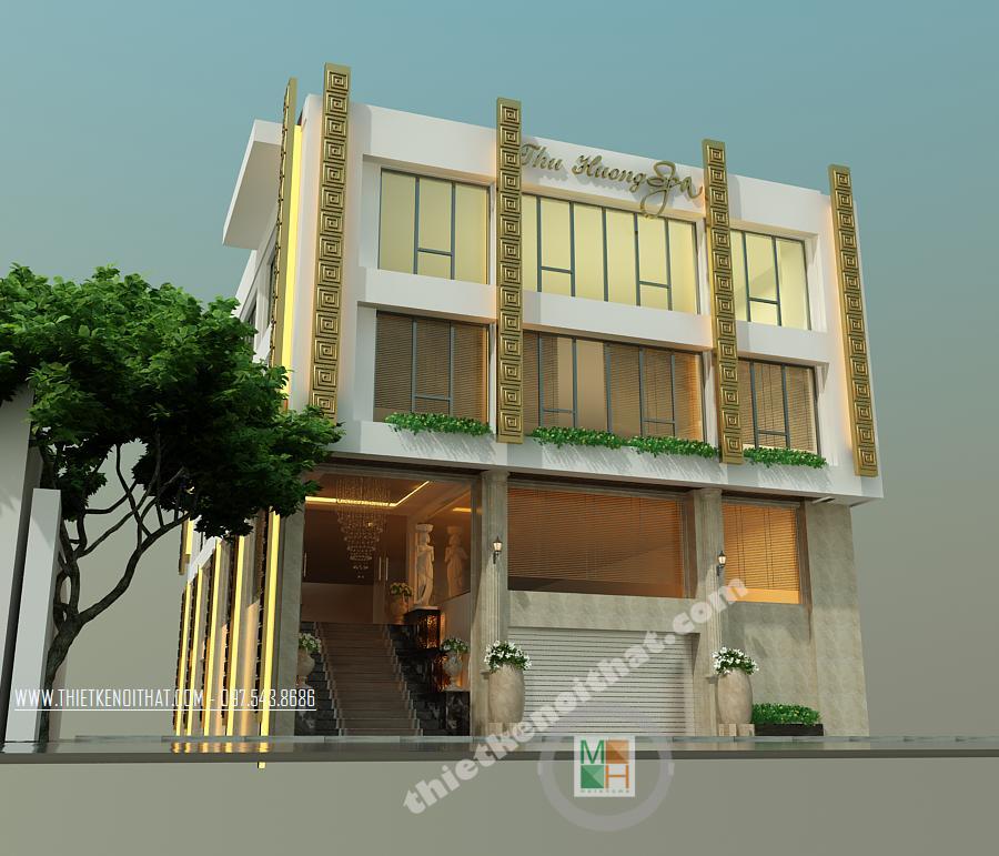 Thiết kế kiến trúc đẹp nhà phố, biệt thự, khách sạn, spa, văn phòng