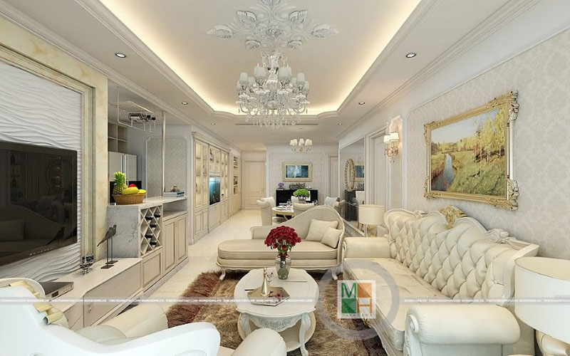 Ấn tượng với thiết kế biệt thự có phòng khách độc đáo