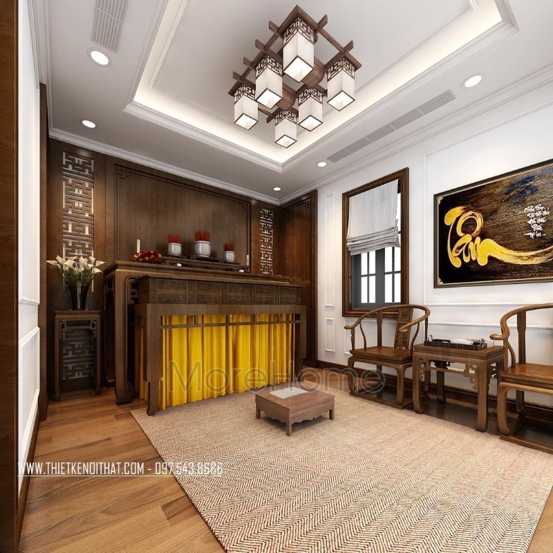 Lựa chọn chất liệu gỗ gì để sản xuất bàn thờ đẹp cho chung cư, biệt thự