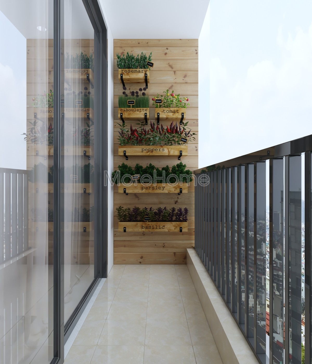 Thiết kế ban công chung cư đẹp