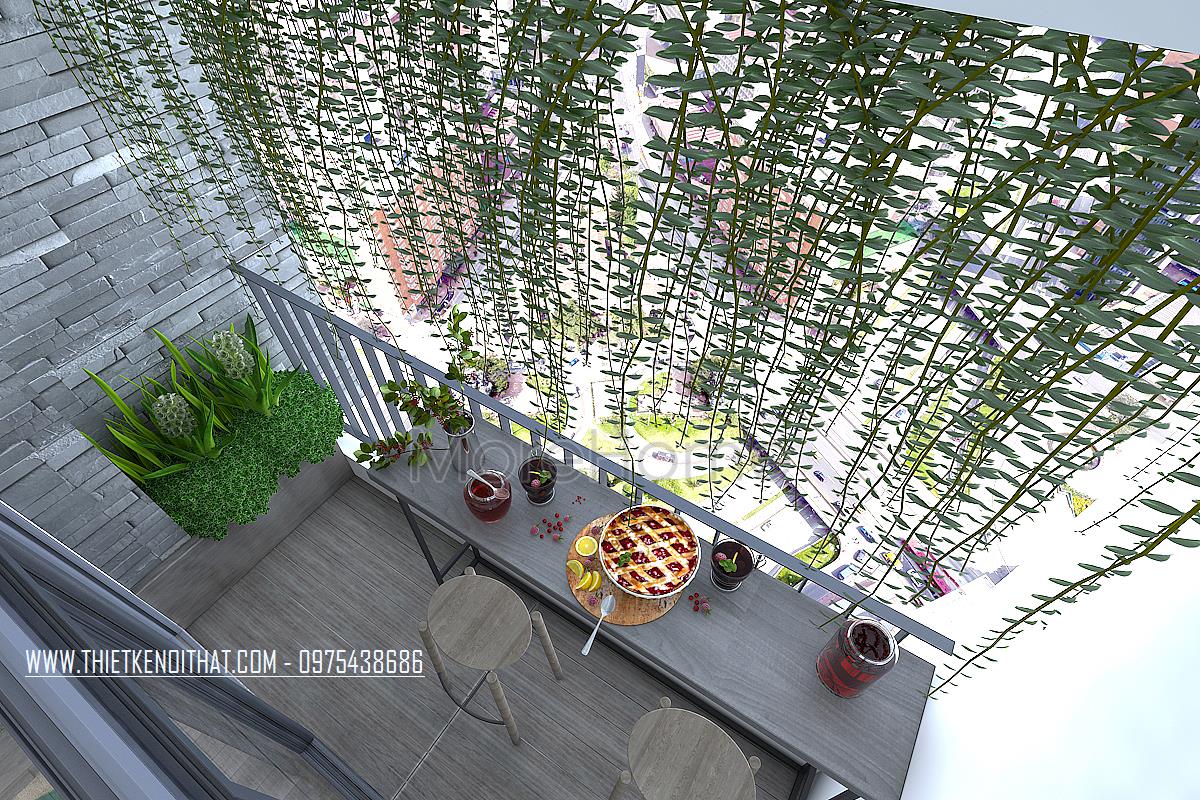 Thiết kế ban công chung cư đẹp