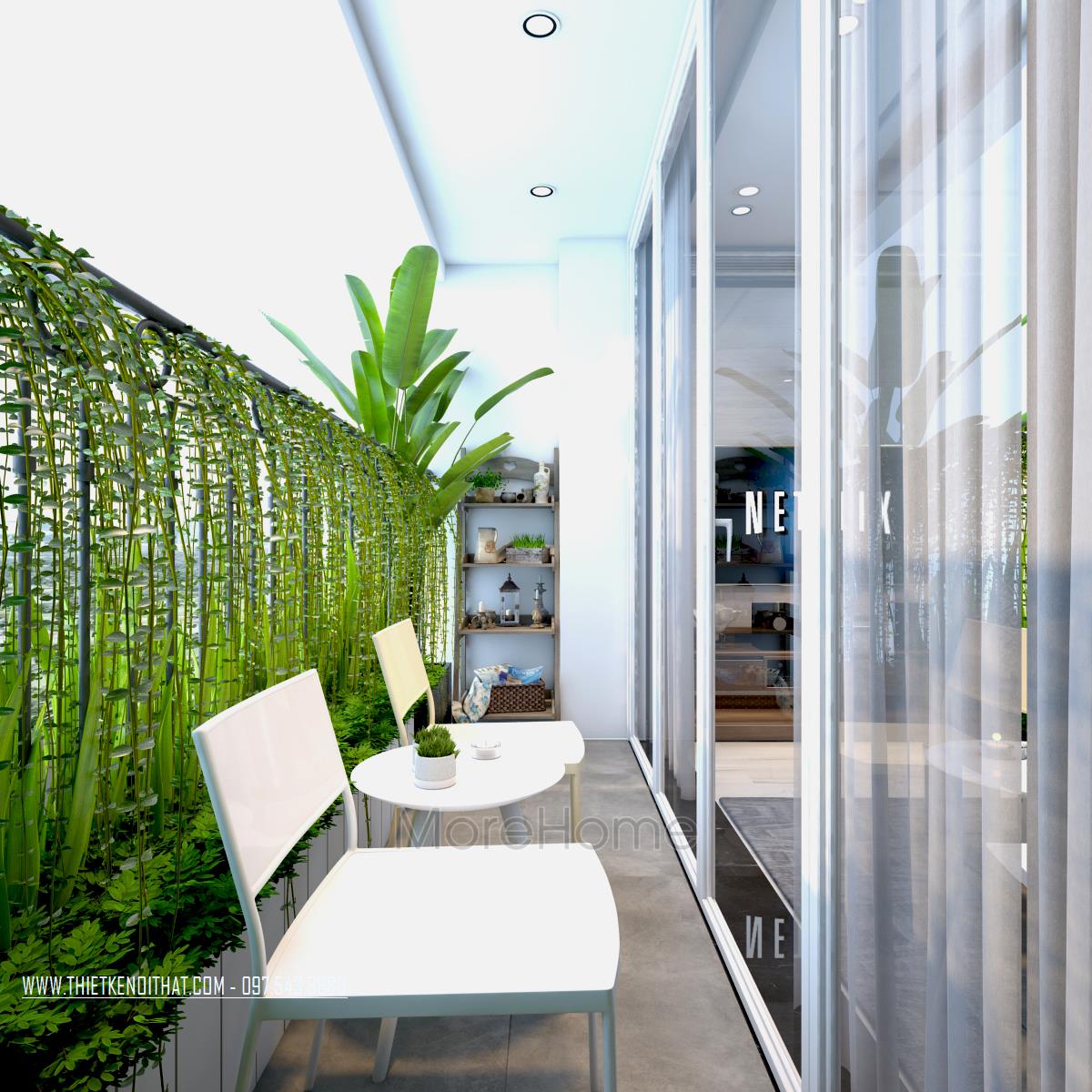 Thiết kế ban công chung cư đẹp