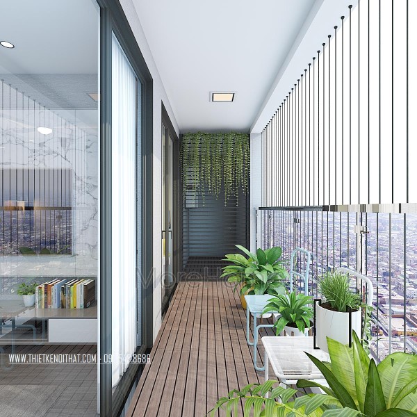 Thiết kế ban công chung cư đẹp