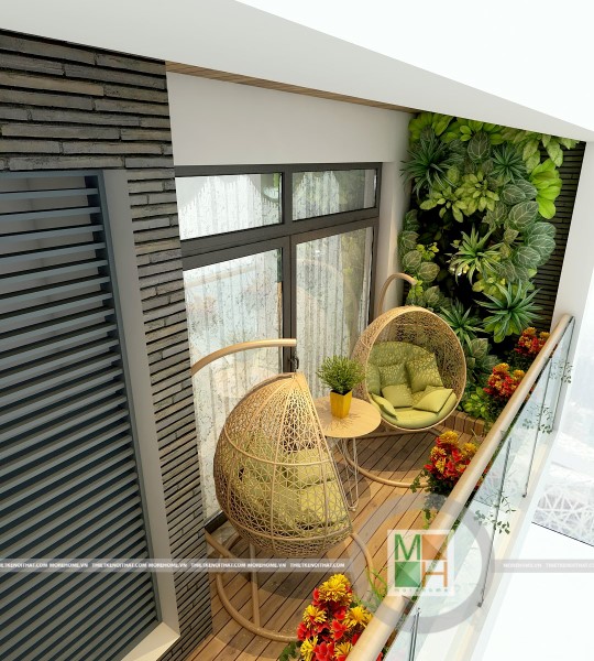 Thiết kế ban công chung cư đẹp