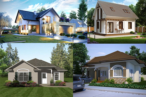 Thiết kế nhà cấp 4 mái thái có gác lửng