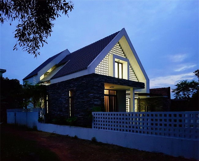 Thiết kế nhà cấp 4 mái thái có gác lửng