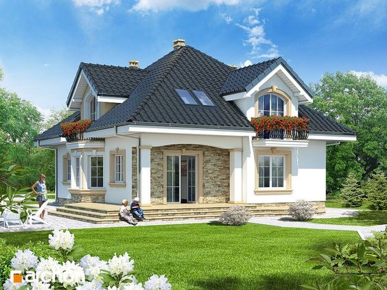 Thiết kế nhà cấp 4 mái thái có gác lửng