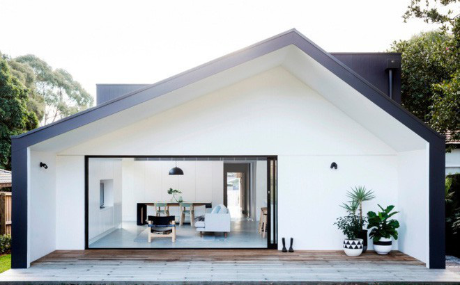 Thiết kế nhà cấp 4 mái thái có gác lửng