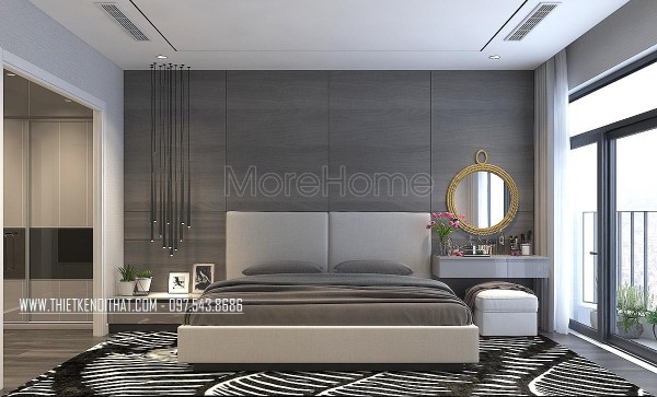 Thiết kế nội thất phòng ngủ hiện đại