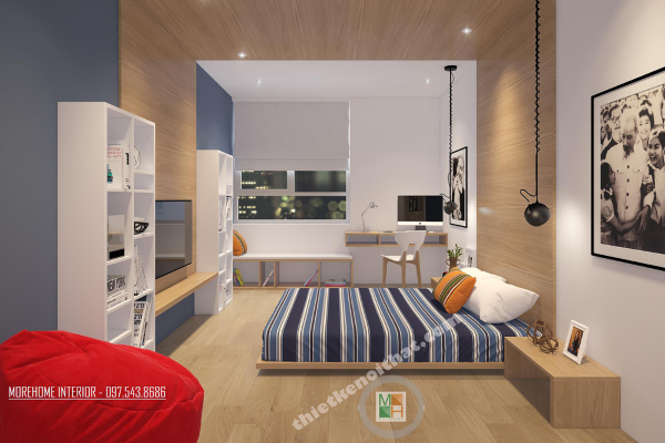 Thiết kế nội thất phòng ngủ hiện đại