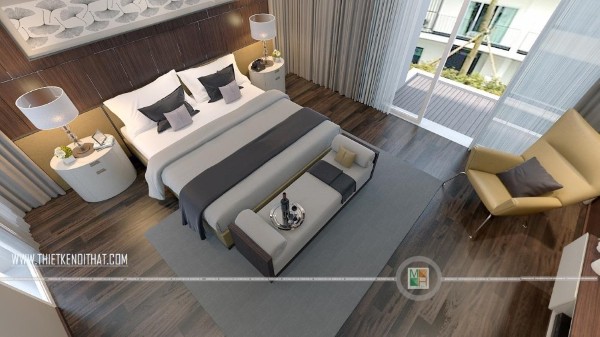 Thiết kế nội thất phòng ngủ hiện đại