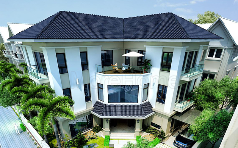 Thiết kế kiến trúc biệt thự tại Móng Cái phong cách hiện đại