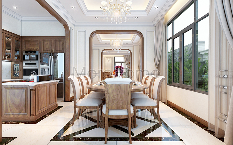 Vì sao thiết kế nội thất tân cổ điển lại lôi cuốn