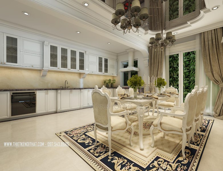 Ngắm nhìn thiết kế nội thất phòng khách phong cách tân cổ độc đáo