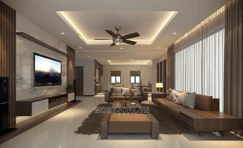 Thiết kế trang trí phòng khách