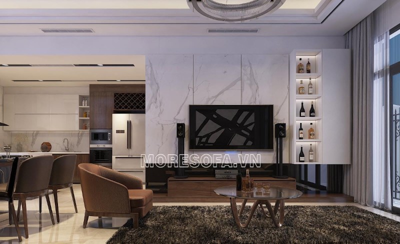 Thiết kế trang trí phòng khách