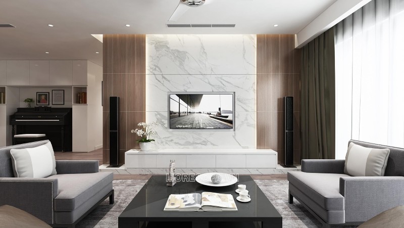 Thiết kế trang trí phòng khách