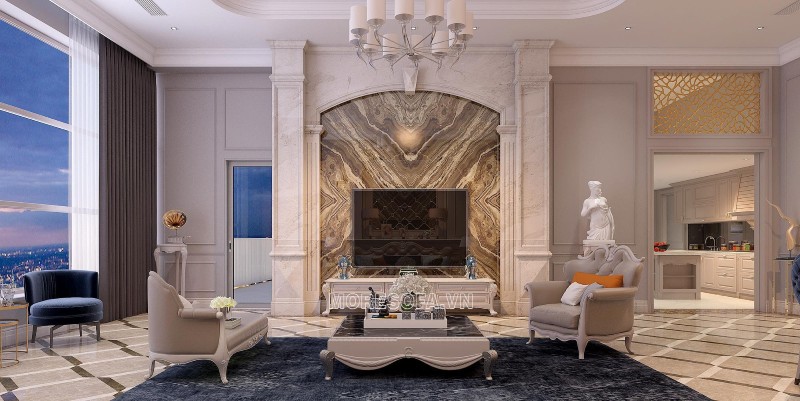 Thiết kế trang trí phòng khách