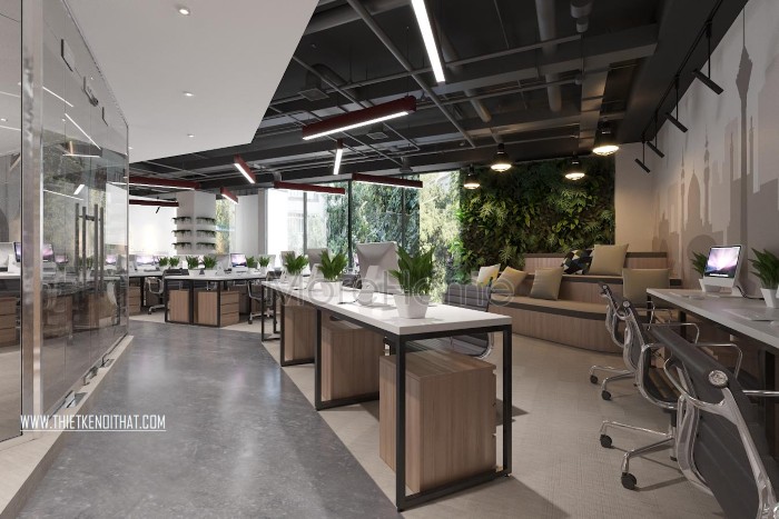 Thiết kế nội thất văn phòng giá rẻ