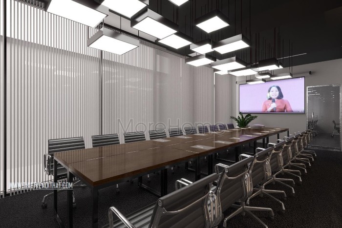 Thiết kế nội thất văn phòng phong cách tối giản