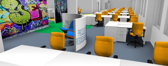 Thiết kế nội thất văn phòng công nghệ