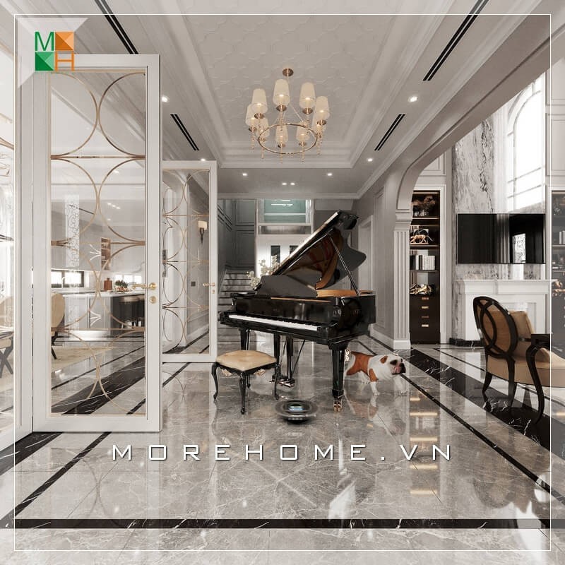 Báo giá thiết kế nội thất biệt thự hiện đại tại hải phòng