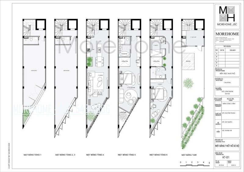 Thiết kế nội thất nhà phố