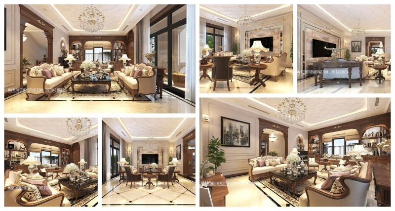 Thiết kế nội thất tân cổ điển