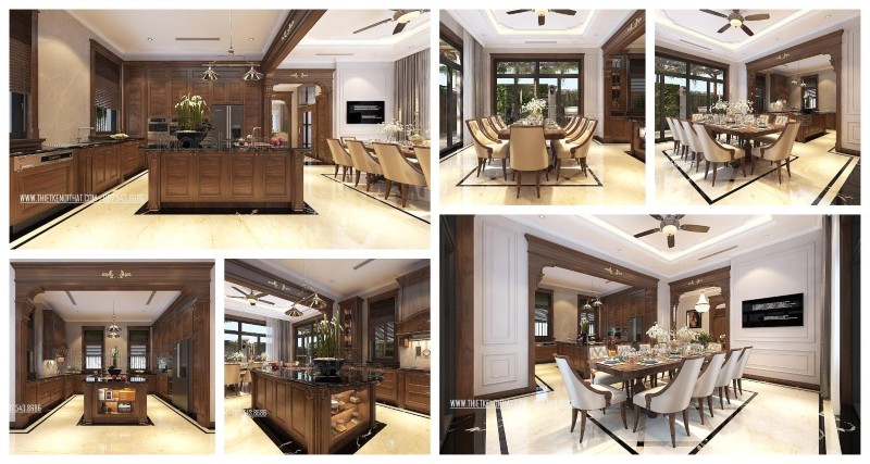 Thiết kế nội thất tân cổ điển