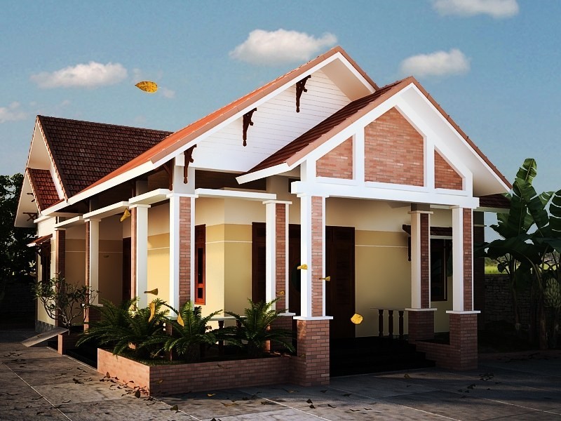 Trang trí nhà cấp 4 nông thôn