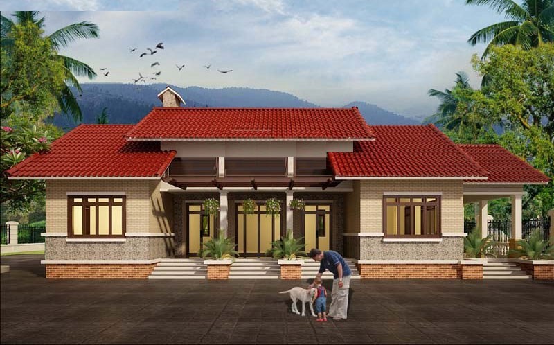 Trang trí nhà cấp 4 nông thôn