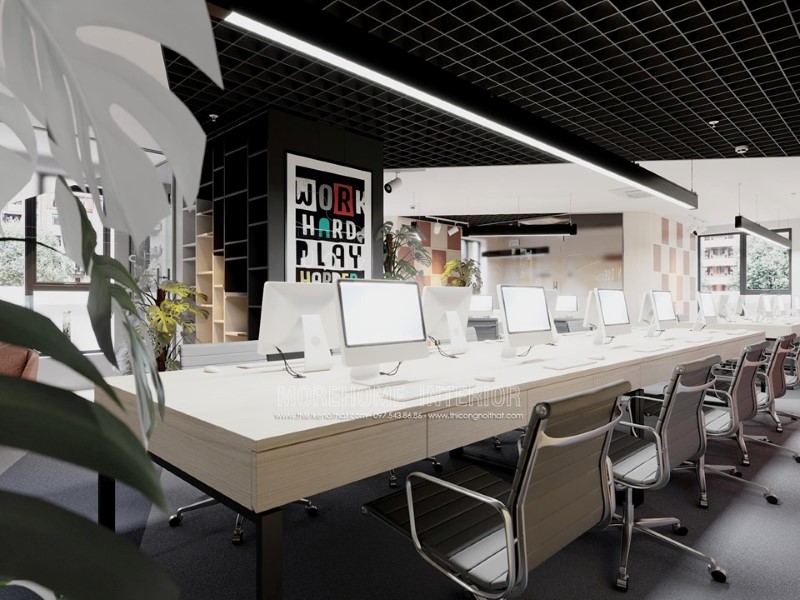 thiết kế nội thất văn phòng làm việc đẹp