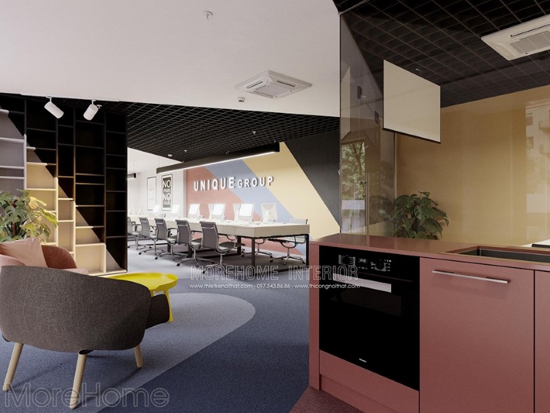 thiết kế nội thất văn phòng làm việc đẹp
