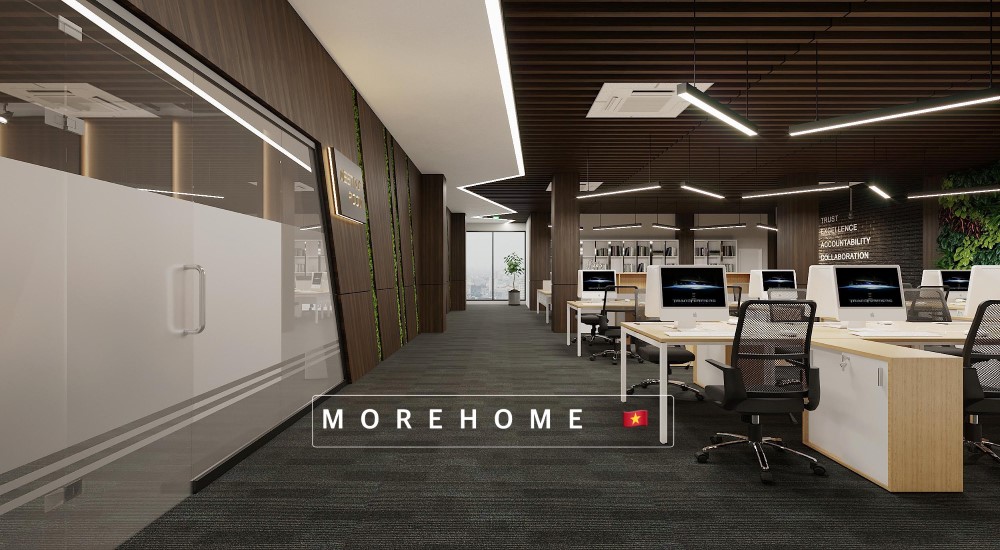 thiết kế nội thất văn phòng làm việc đẹp